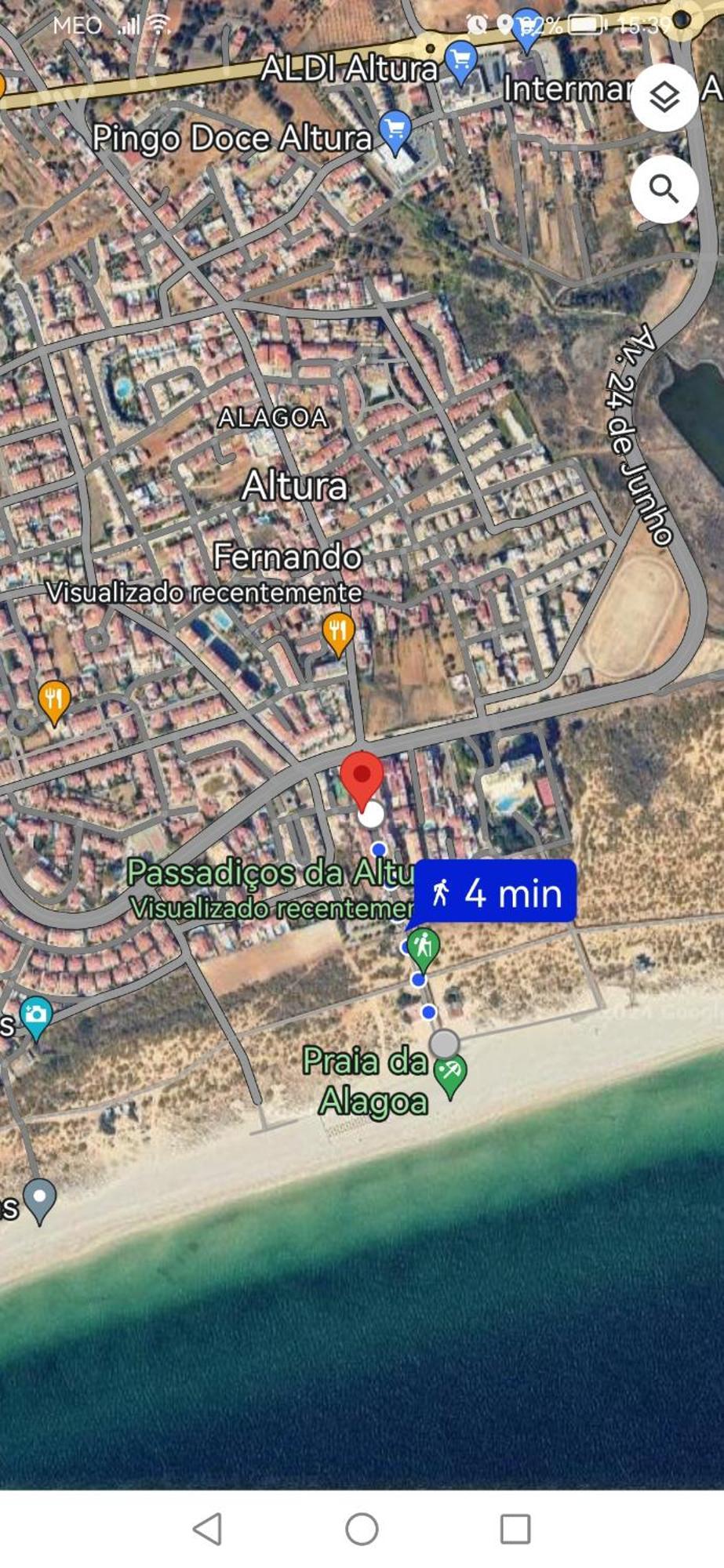 Casa Vila Rosa - T1 Altura Beach Екстер'єр фото